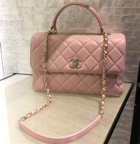 chanel pink handle bag|vintage Chanel top handle bag.